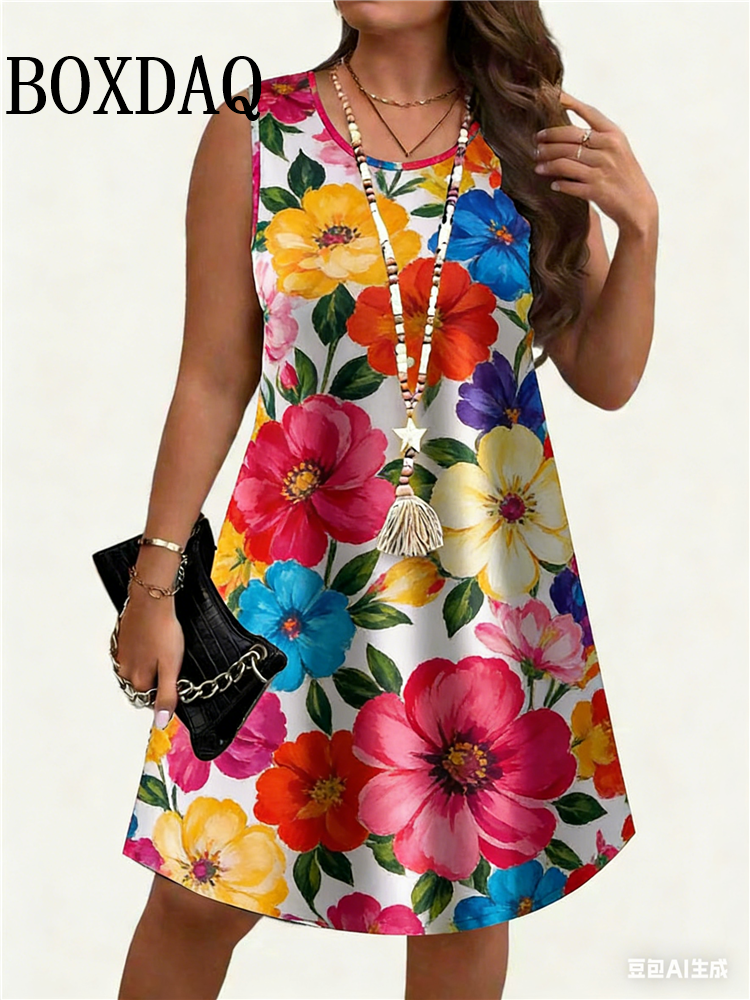 Women's Plus Size Floral Print - Romper Floral Print 评论和价格
