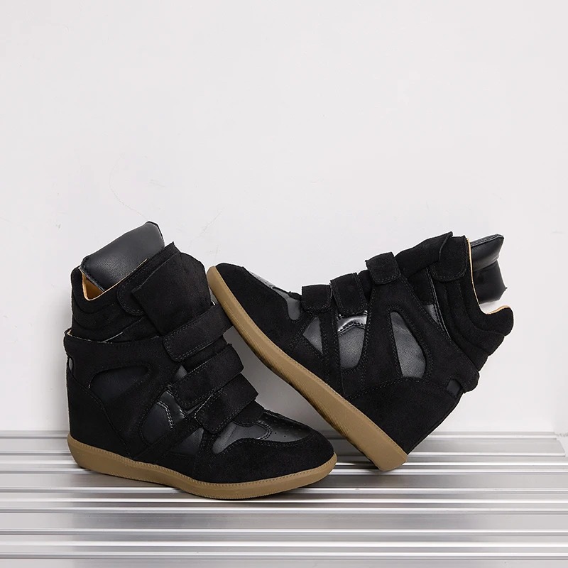 Women Ankle Boots Genuine Leat - Wedge Espadrille Women 评论和价格