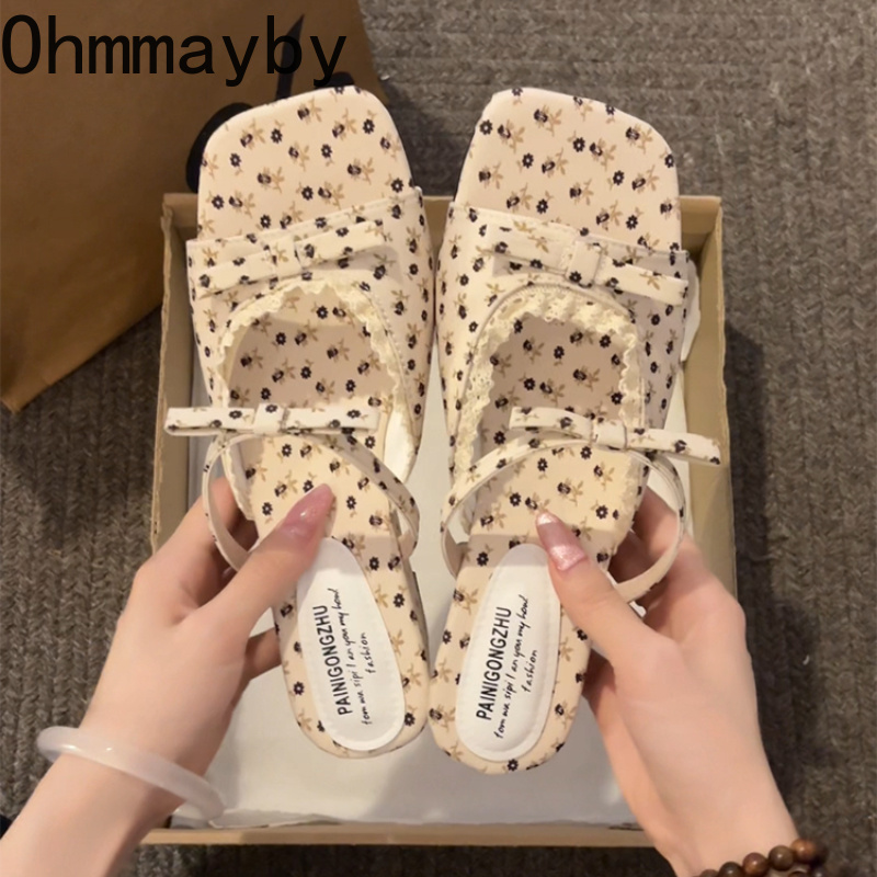 2026 Summer Floral Wedges Heel - Romper Floral Print 评论和价格