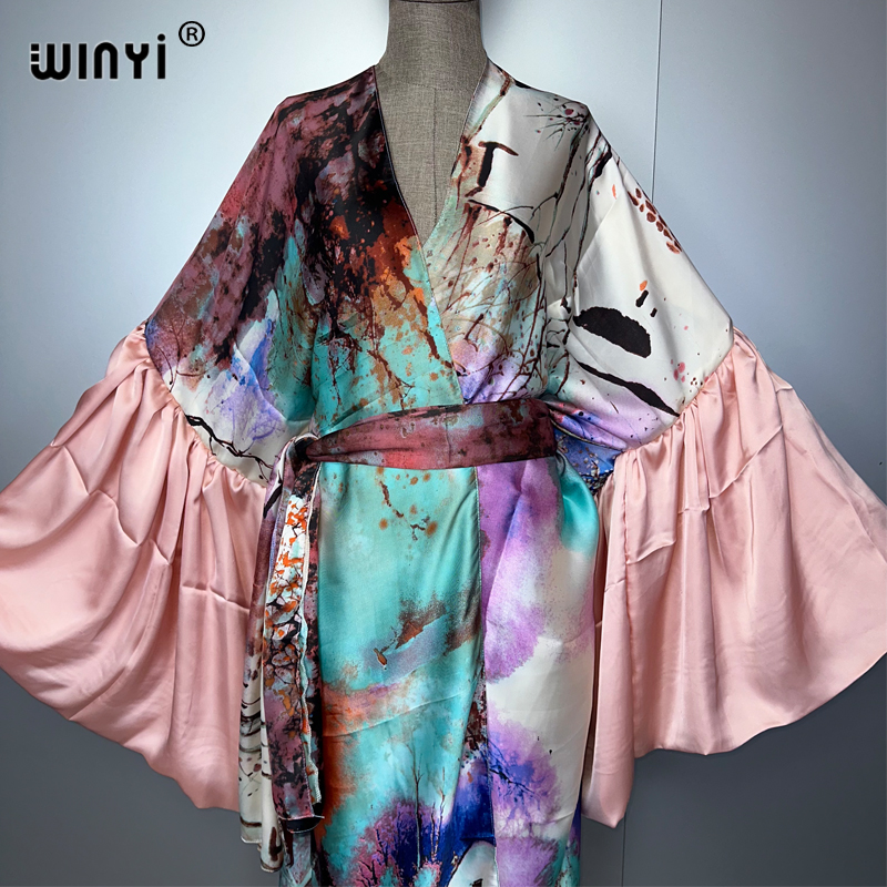 WINYI Summer Kimono party dres - Cover Up Kaftan 评论和价格