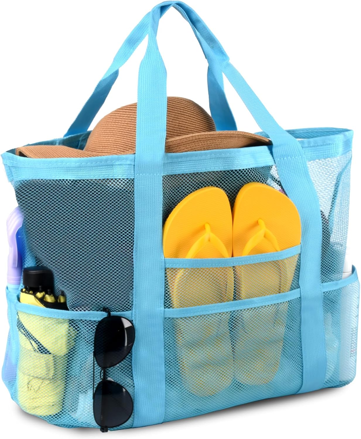 Mesh Beach Bag, Large Tote wit - Tote Bag Beach 评论和价格