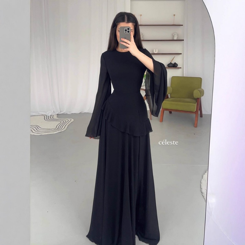 FL Fashion Flare Sleeve Ruff L - Linen Dress Wrap 评论和价格