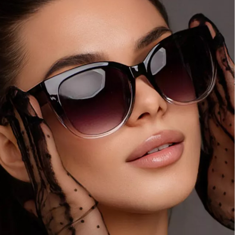 Retro Fashion Cat Eye Sunglass - Sunglasses Cat Eye 评论和价格