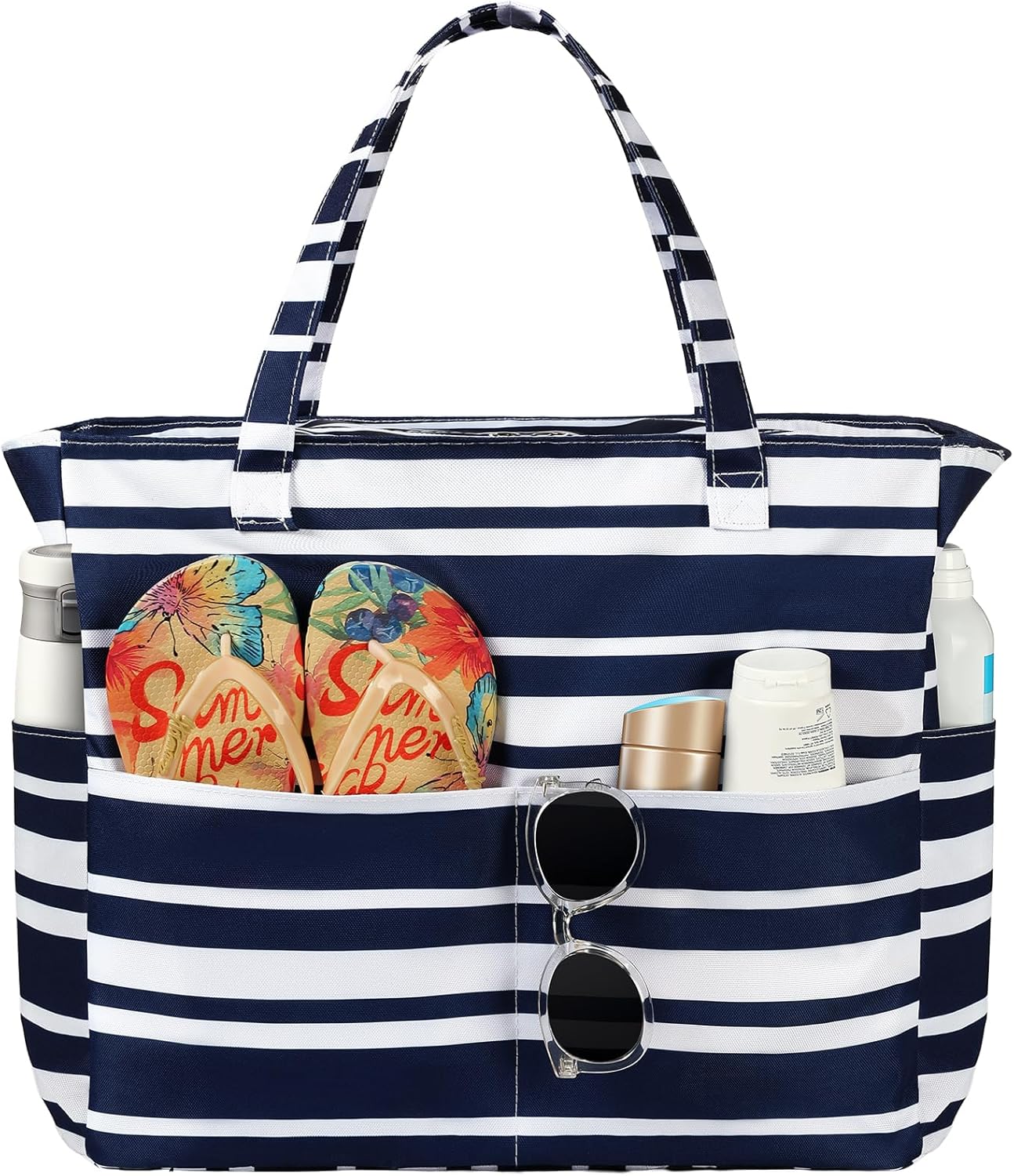 Waterproof Sandproof Beach Tot - Tote Bag Beach 评论和价格