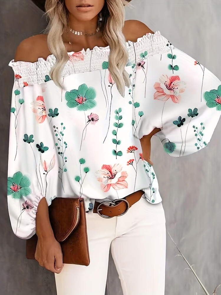 Plus Size New Women's Casual F - Blouse Off Shoulder 评论和价格
