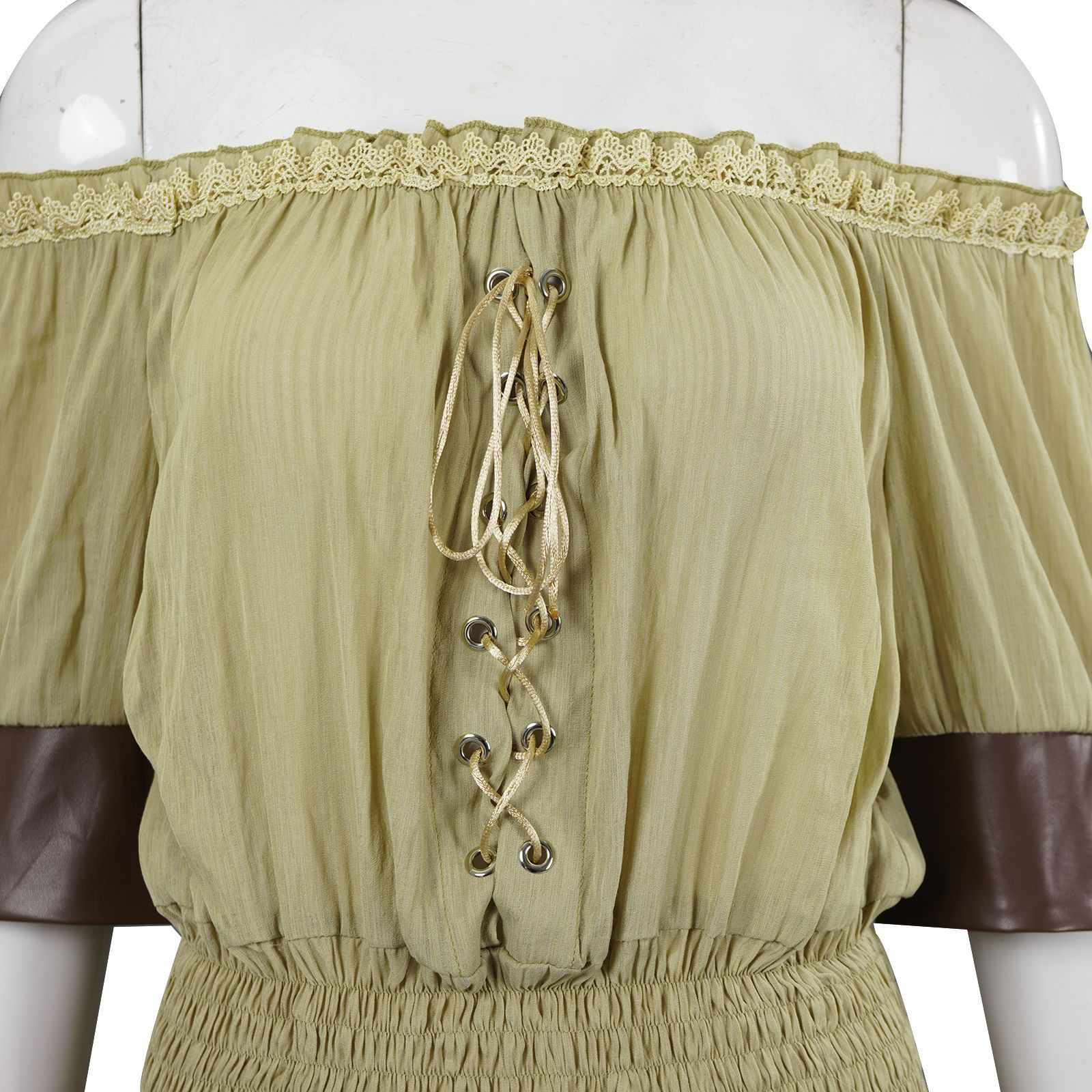 Women's Renaissance Pirate Blo - Blouse Off Shoulder 评论和价格