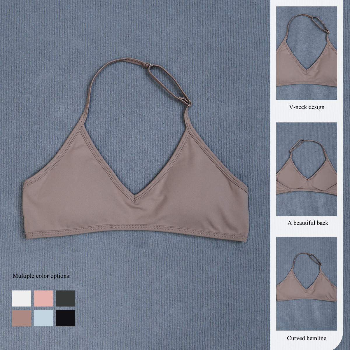 Women's Summer Halter Neck Pad - Crop Top Crochet 评论和价格