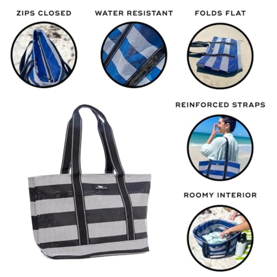 Joyride - Large Sandproof Beac - Tote Bag Beach 评论和价格