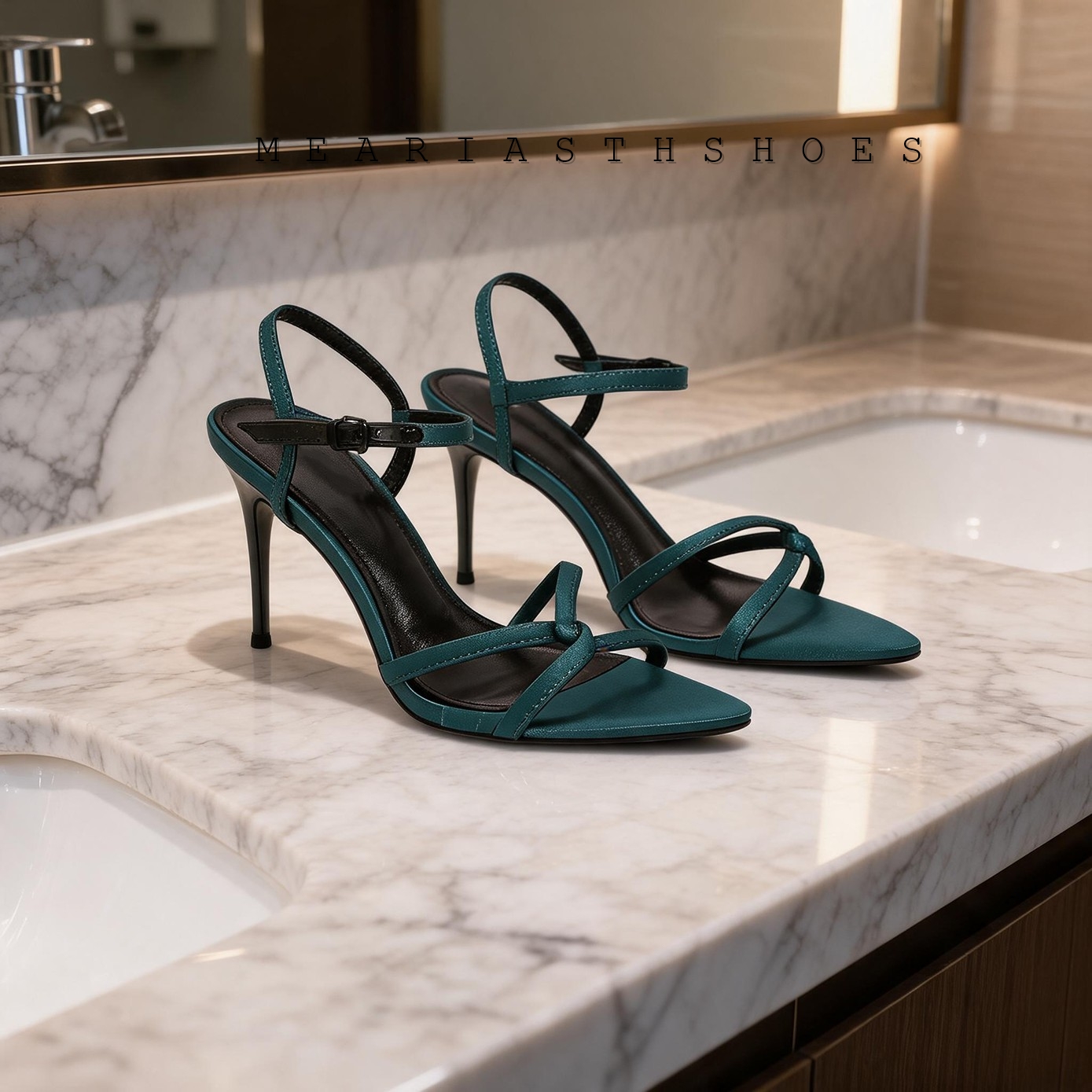 Elegant Women Strappy Stiletto - Sandal Strappy Heeled 评论和价格