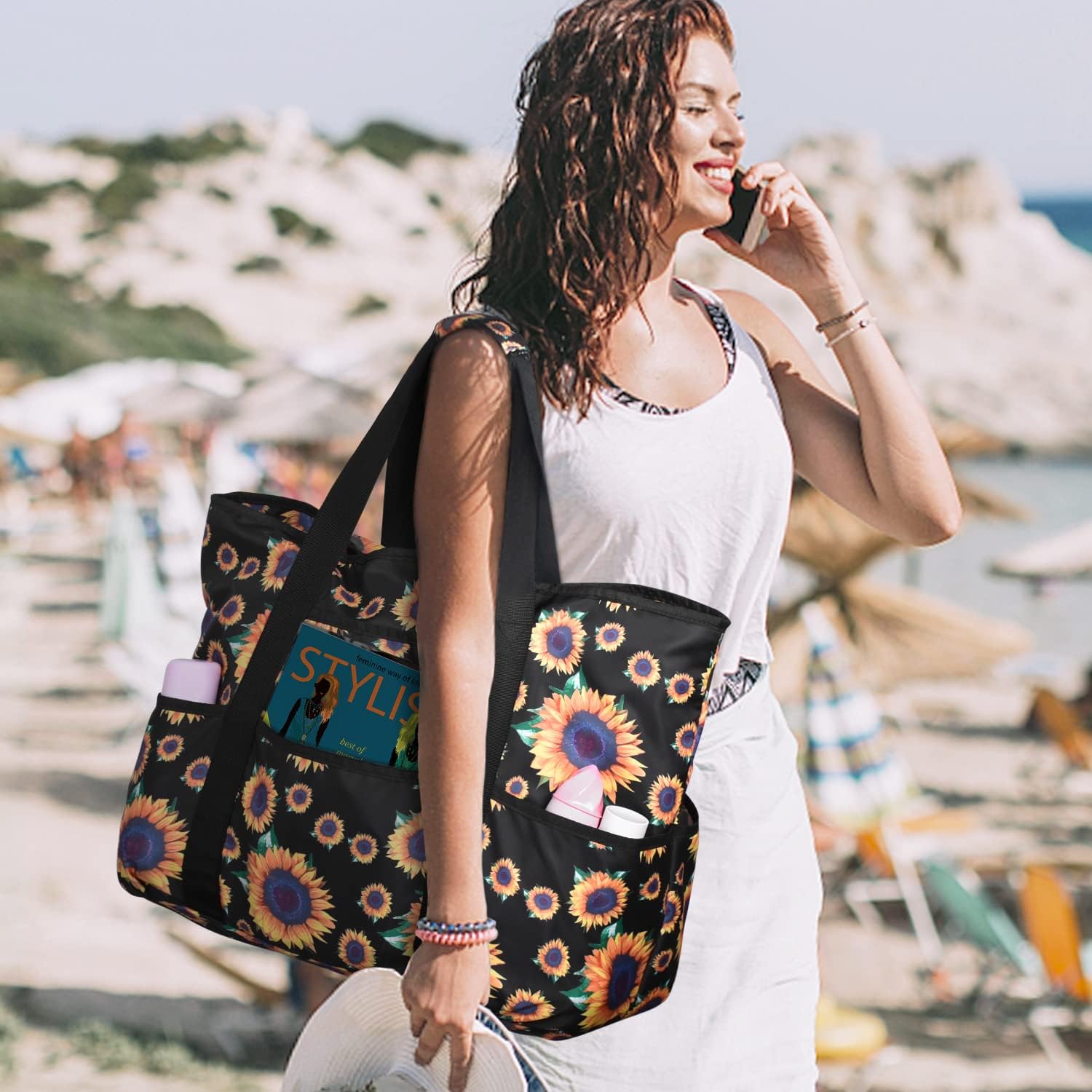 Large Beach Tote Bag for Women - Tote Bag Beach 评论和价格