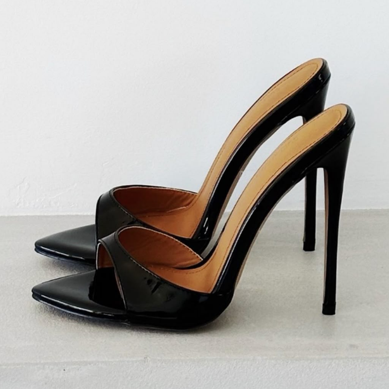 Sexy Pointed Toe High Heel Mul - Cover Up Kaftan 评论和价格