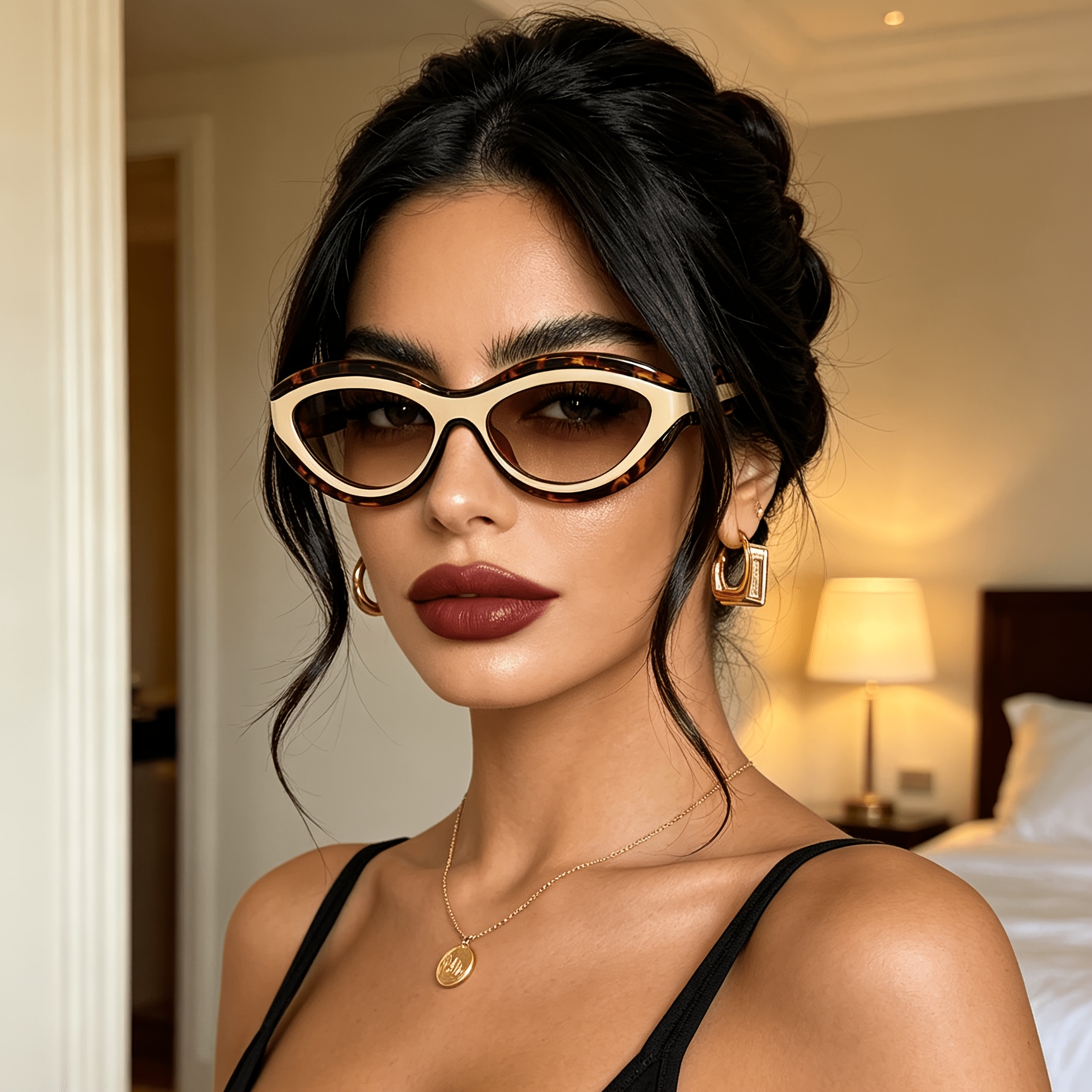 European and American ins new  - Sunglasses Cat Eye 评论和价格