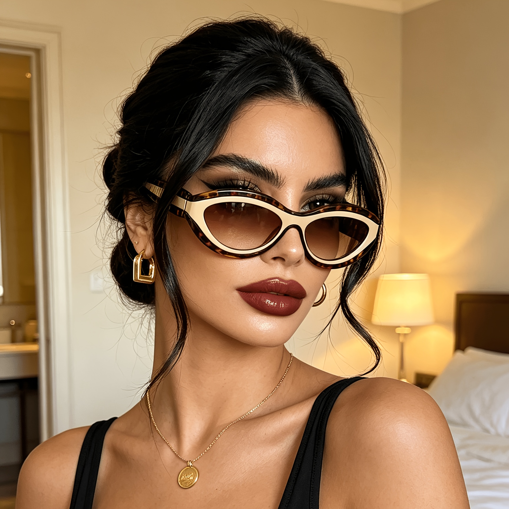 European and American ins new  - Sunglasses Cat Eye 评论和价格